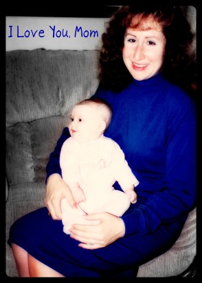My mother and I in 1992. 