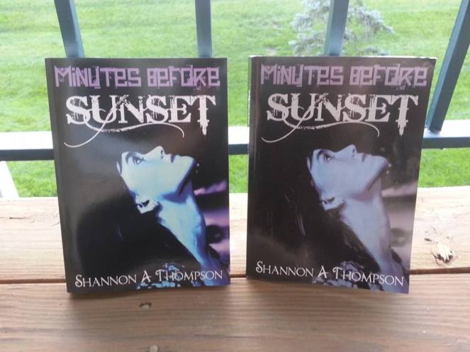 The new edition is on the left; the first edition is on the right. Sorry about the glare! 