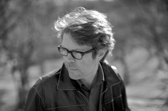 Writer Jonathan Franzen in his signature glasses. Photo by Greg Martin via npr.org