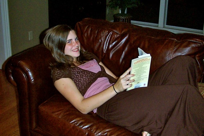 14 years old and reading as usual