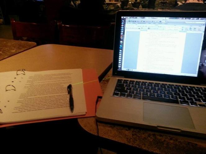 This is me - working hard a few days ago