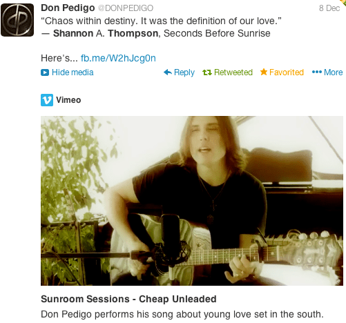 Don Pedigo on Twitter