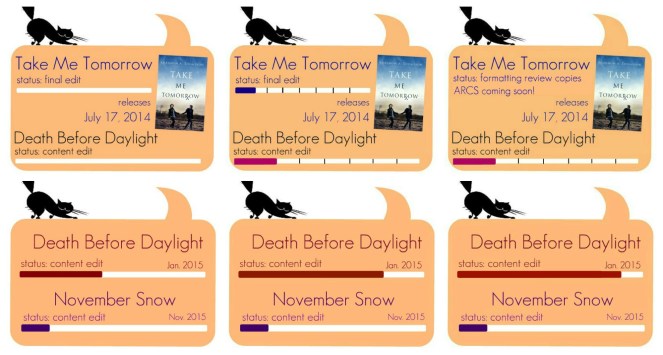 Progress from June 3, 2014 - September 28, 2013