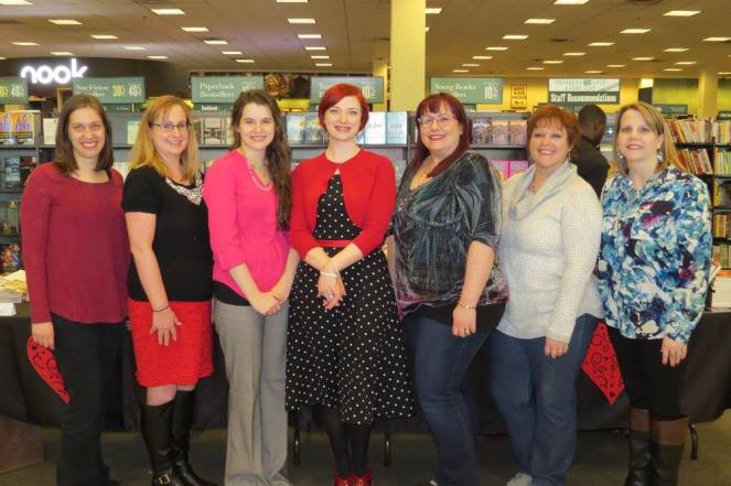 Another wonderful picture of the authors from the Barnes & Noble signing! 