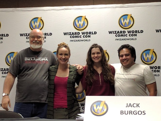 Wizard World Comic Con Villain Crew. From left to right, RA Jones, Genese Davis, Shannon A. Thompson, Jack Burgos.